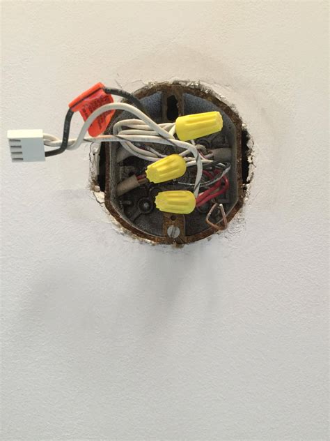 ceiling electrical box screw hole broken|electrical box screw hole repair.